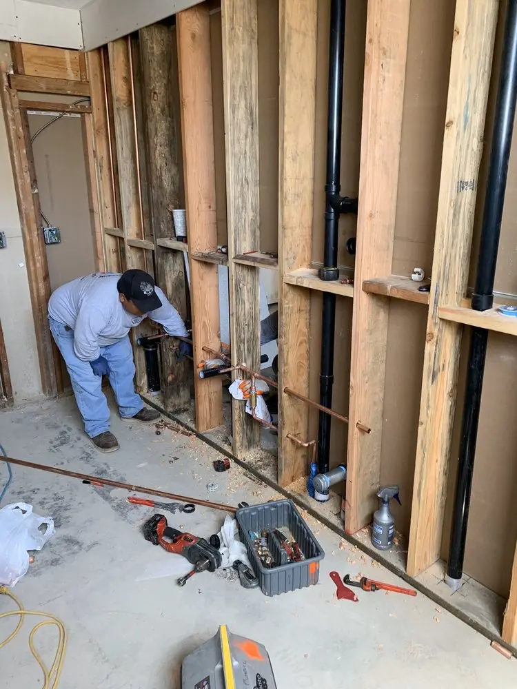 Commercial rough-in plumbing for Water Heater Replacement in Joplin